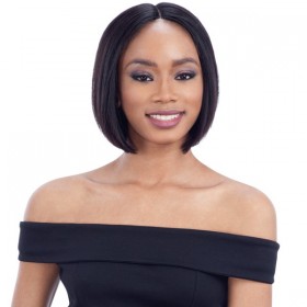 Shake-N-Go Brazilian Natural Human Hair Naked 5" Lace Part Wig LEONI